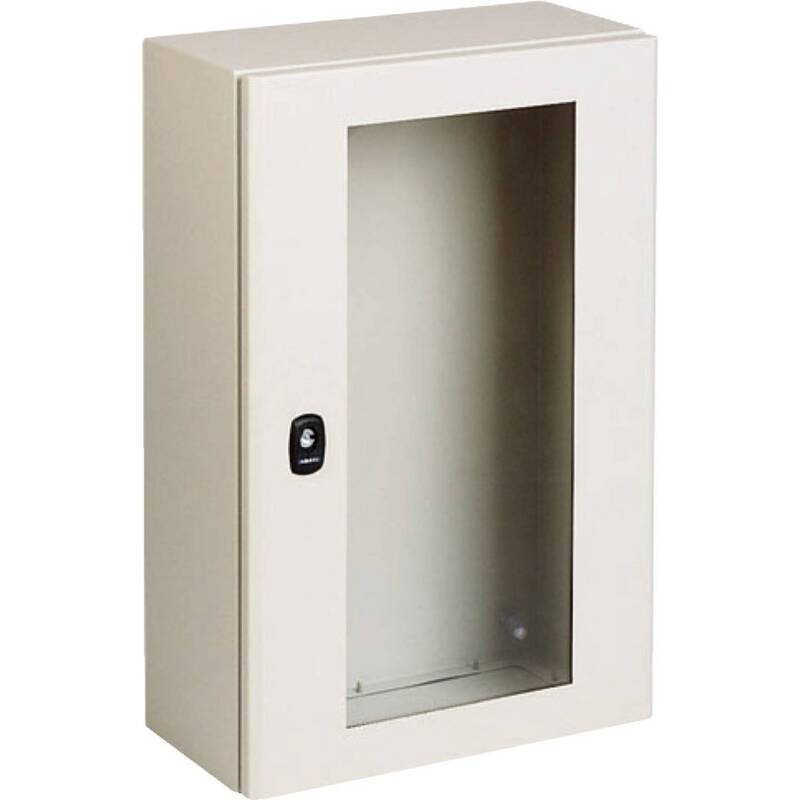 [gebraucht] B-ware Schneider Gehäuse Schaltschrank Kasten Spacial S3d Stahl Lichtgrau 40x30x15cm