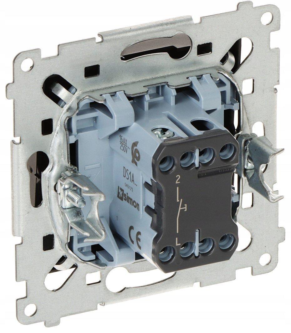 Schalter Schneider-electric Simon 54 Einpoliger Taster 75x75x41 Mm