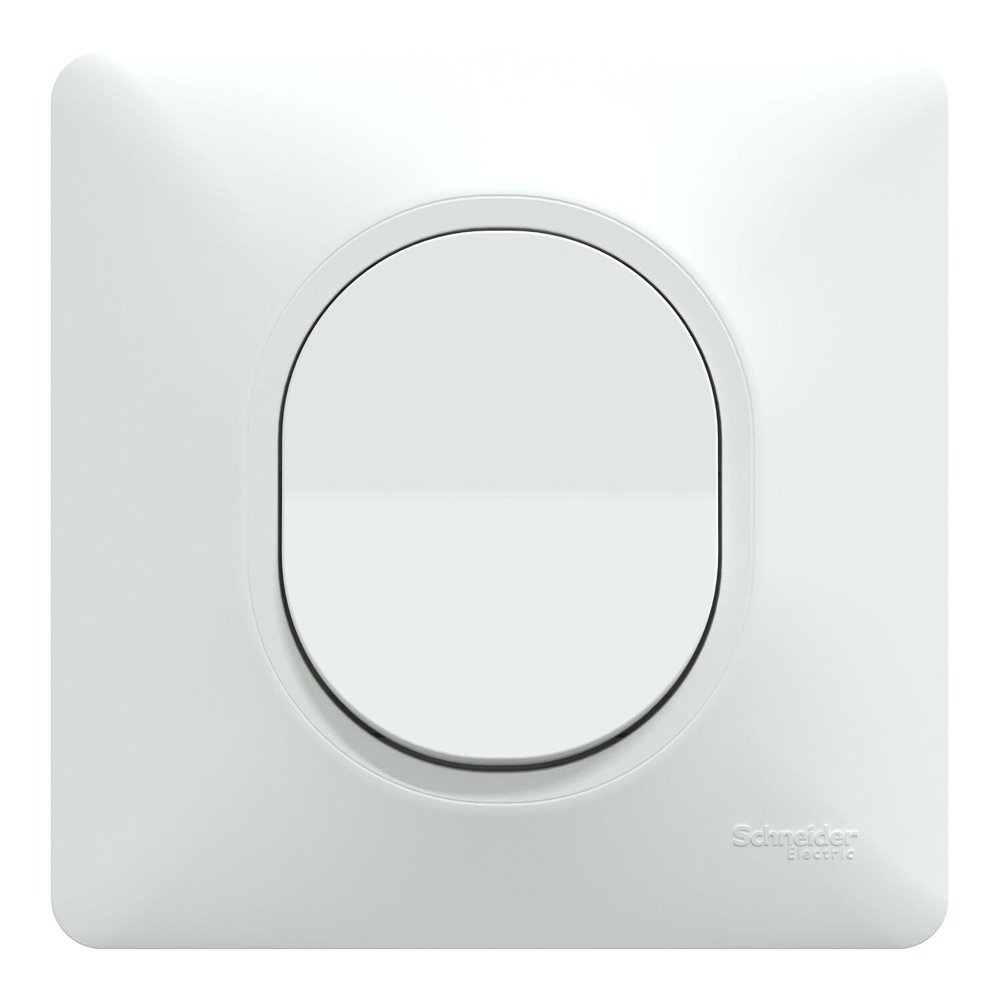 Ovalis-wechselschalter, Schneider Electric, Weiß Schneider Electric