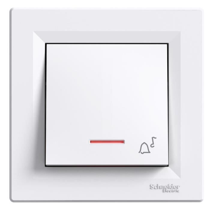 Schalter Schneider Asfora Beleuchtet Einfache Installation 250 V
