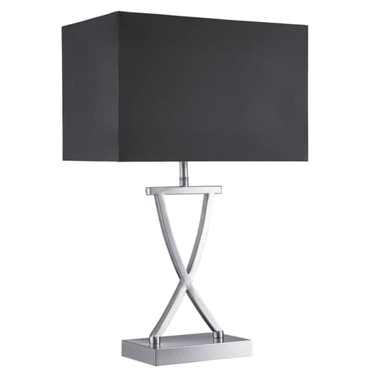 [gebraucht] B-ware Searchlight Textil Tischlampe Club Tischleuchte Tischlampe Lampe Leuchte Silber
