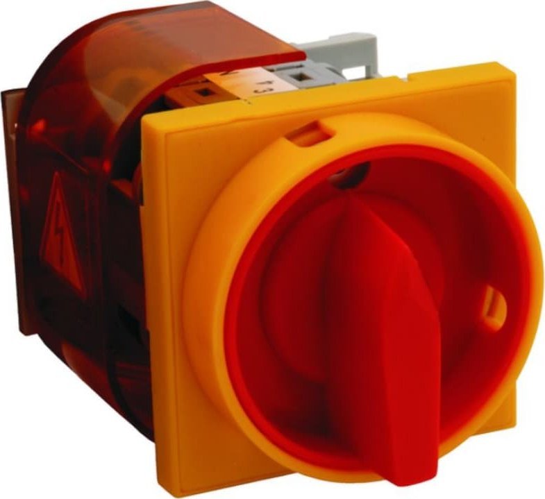 Hauptschalter Mit Gelb-roter Front, Ip65, Abschließbar Łk32rgp08
