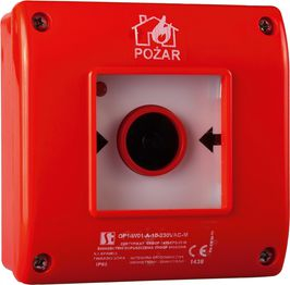 Feuerschalter Spamel 1r Schutzglas Selbstlösend