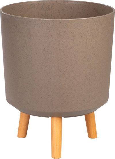 Blumentopf Strend Pro, Farbe Kaffeepulver, 30x30x37 Cm