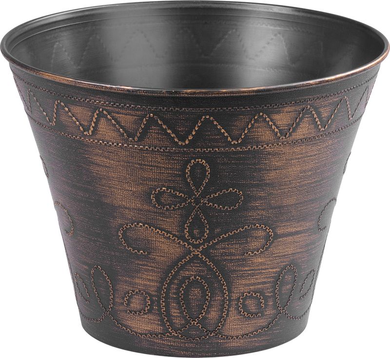 Blumentopf Strend Pro Flower, 24,5x19,3 Cm, Goldfarben, Metallic-effekt