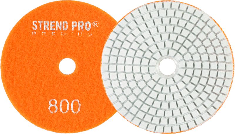 Scheibe Strend Pro Premium P800, 100 Mm, Polierscheibe, Diamant, Klettverschluss