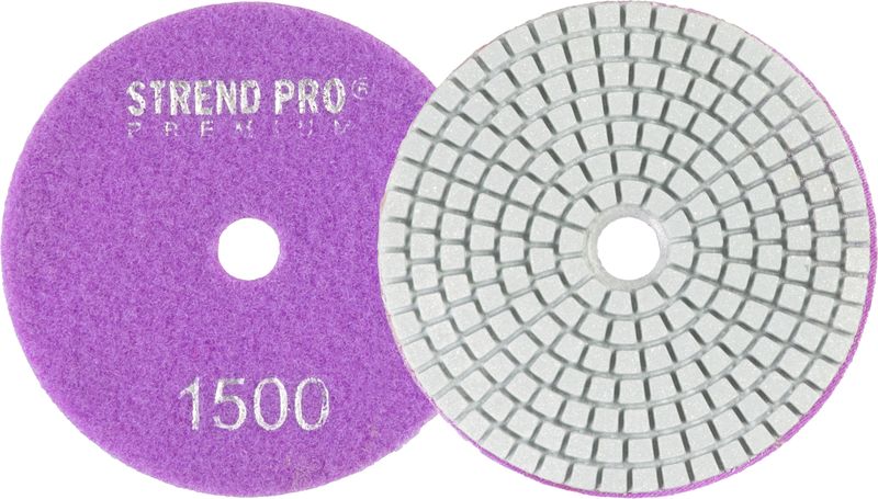 Scheibe Strend Pro Premium P1500, 100 Mm, Polierscheibe, Diamant, Klettverschluss