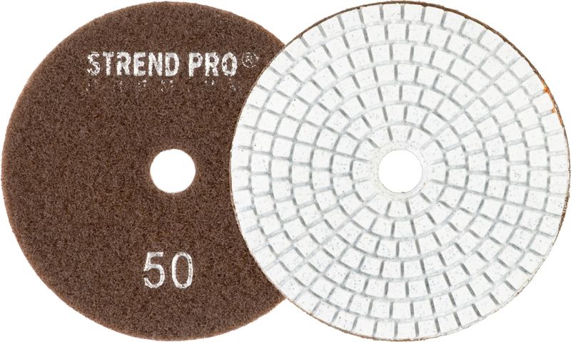 Scheibe Strend Pro Premium P50, 100 Mm, Polierscheibe, Diamant, Klettverschluss