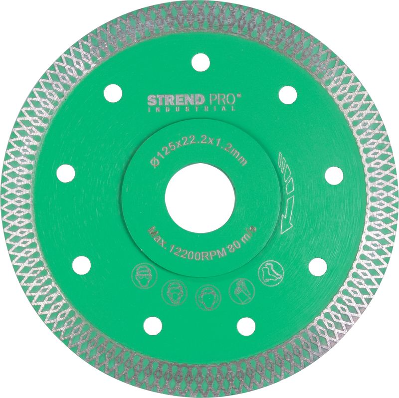Scheibe Strend Pro Industrial, 125x22.2x1.2 Mm, Diamant, Ultradünn