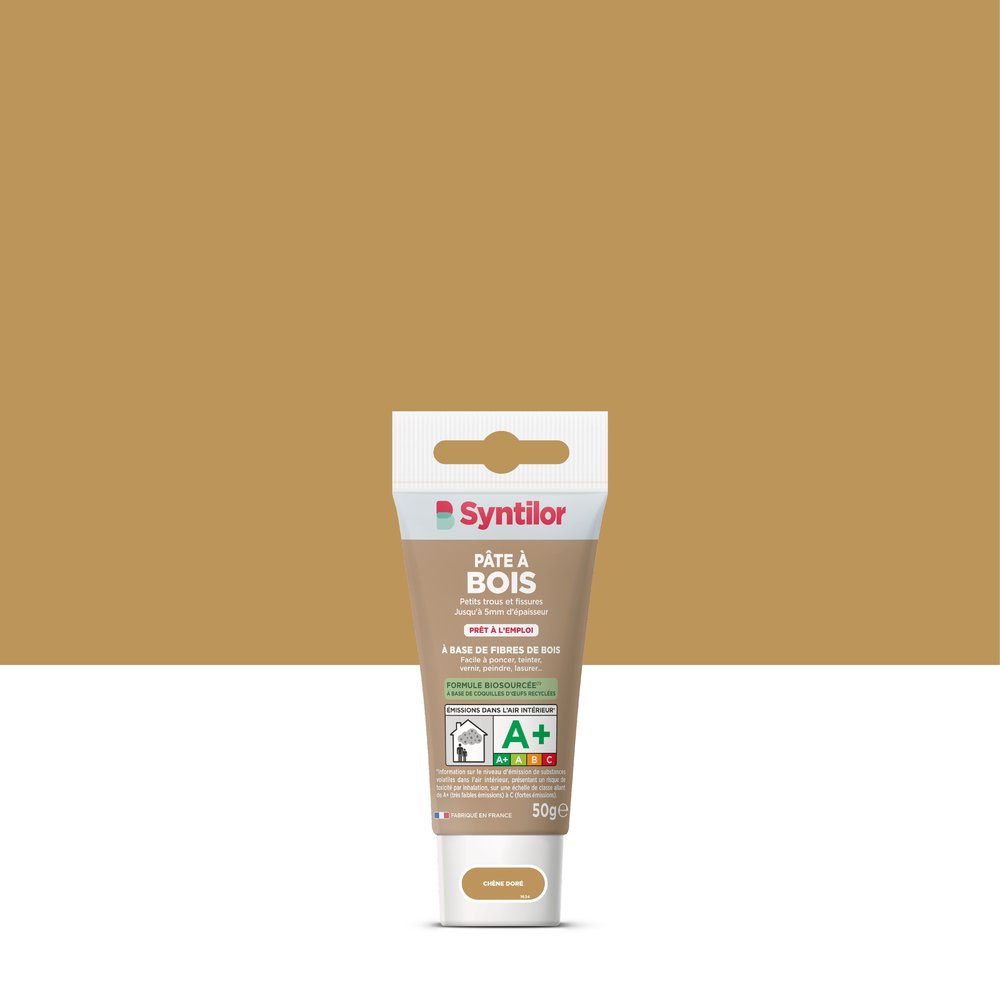 Syntilor Biobasierte Holzpaste, Goldene Eiche, 50 G Syntilor
