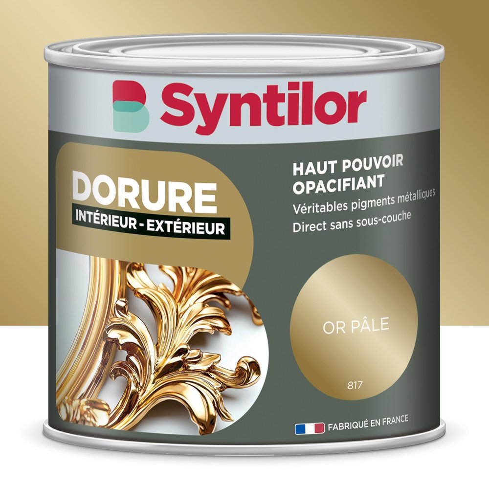 Blattgold, Glitzer, Syntilor, Hellgold 0,125 L Syntilor