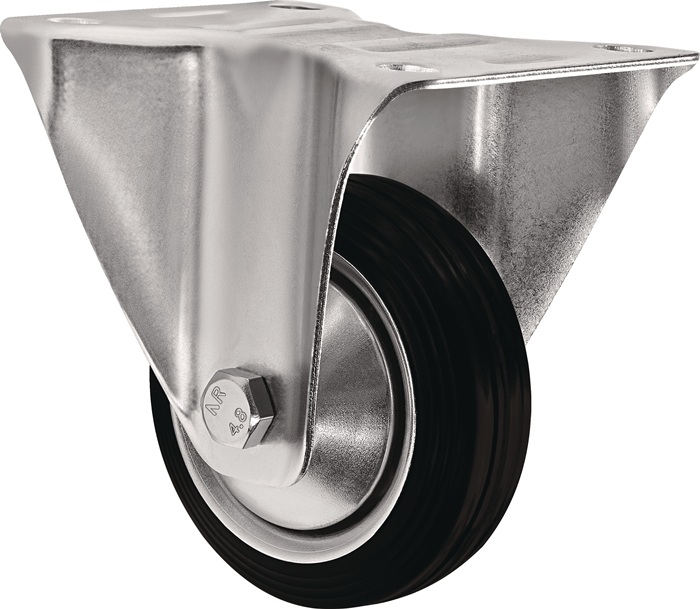 Bockrolle D.80mm Trgf.70kg Vg Platte L105xb80mm Tecwerk