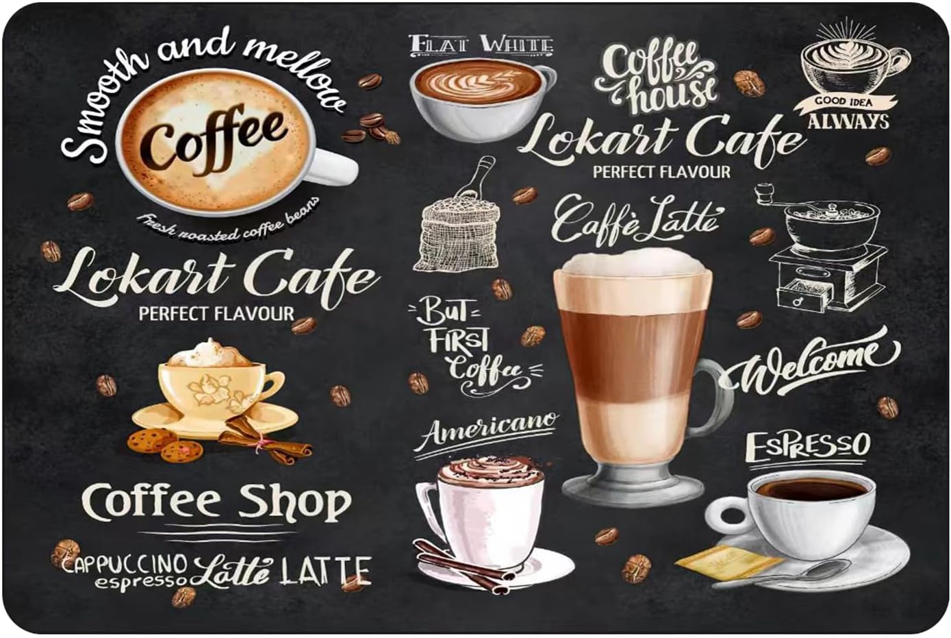 Abtropfmatte Für Geschirr, 40 X 50 Cm, Saugfähige Abtropfmatte Für Die Küche, Kaffeemaschinenmatte Für Geschirr, Bar, Kaffeemaschine