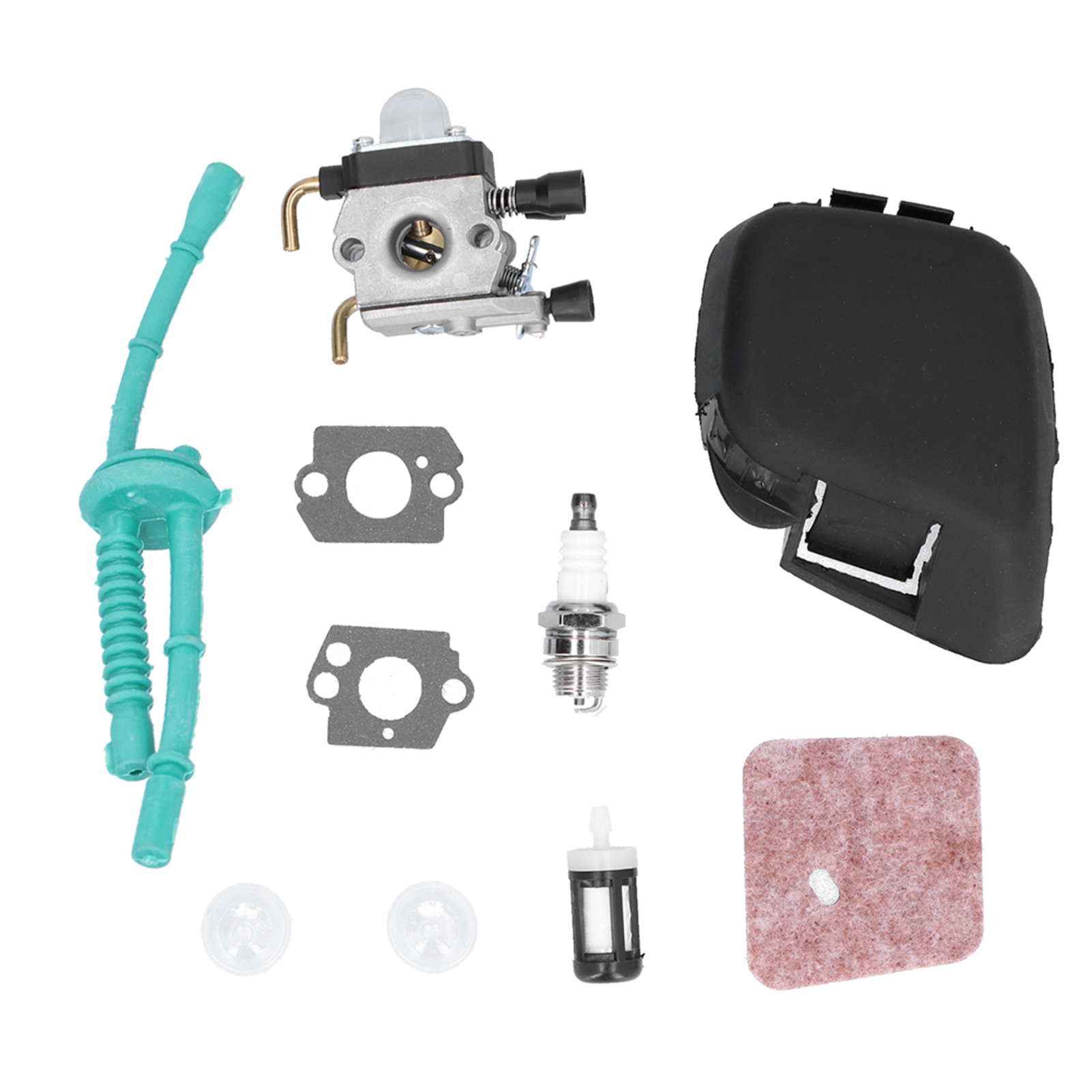 Aluminium-vergaser-reparatursatz Für Stihl Freischneider Fs45, Fs46, Fs55, Fs55r, Fc55 Und Fs38, Einfache Montage, Inklusive Luftfilter Und Zubehör