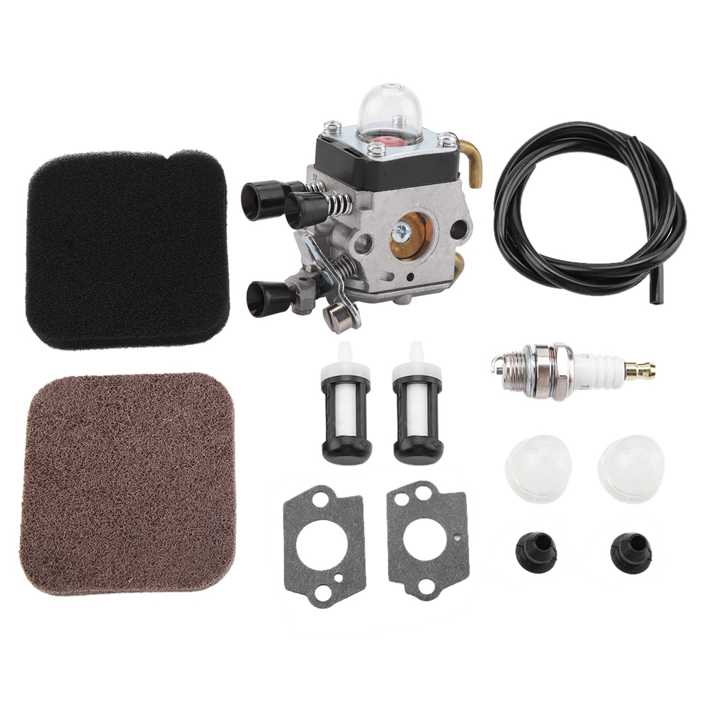 Toivize Vergaser Und Luftfilter Für Stihl Freischneider Fs80r, Fs85r, Km85, Hs75, Fs74, Fs76, Ht75, C1q Und S157 – Komplettset Inklusive Dichtungen Und Zündkerze