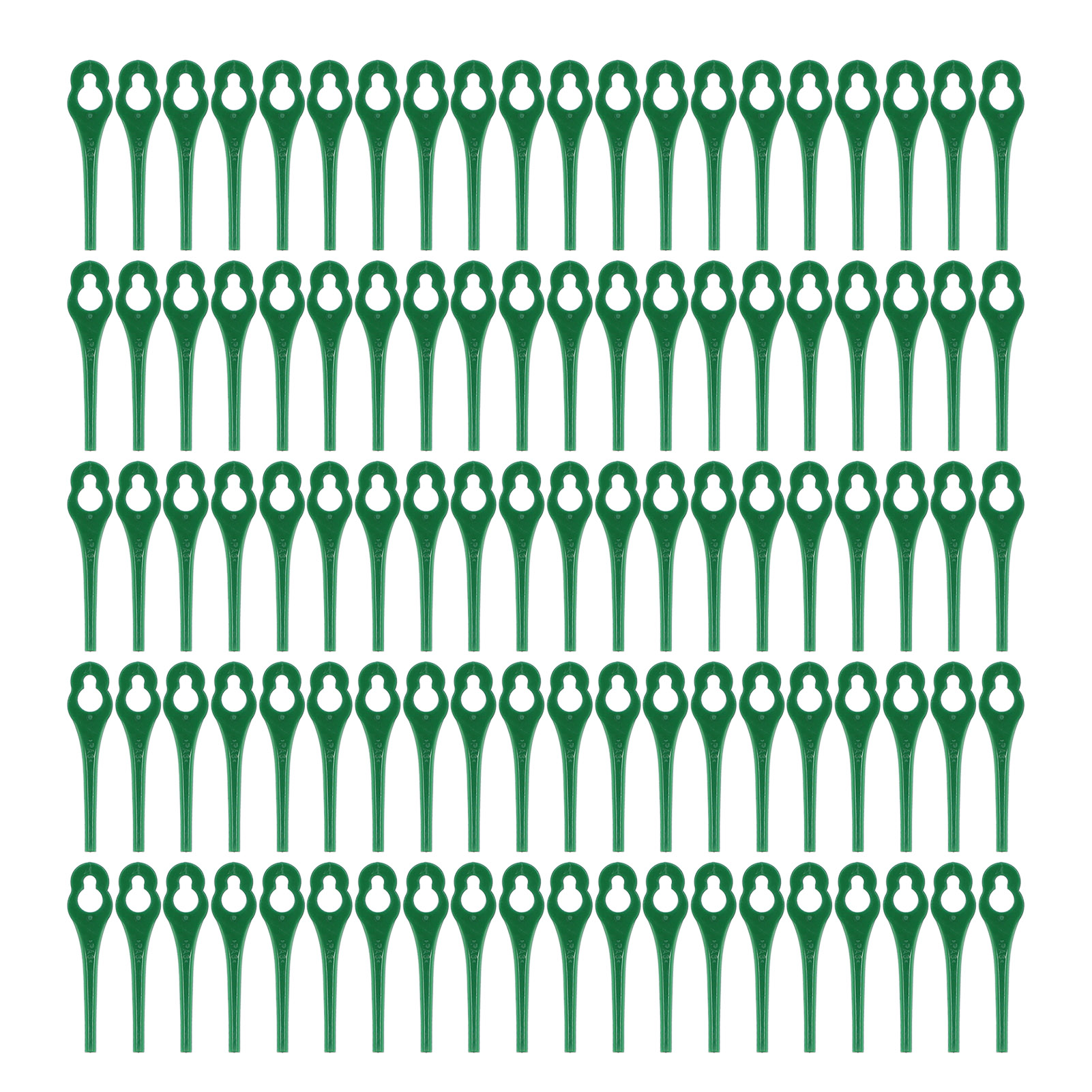 Schneidklingen Aus Kunststoff Für Freischneider – 100 Stück – Modell L85 (85 Mm, Grün) – Hohe Haltbarkeit