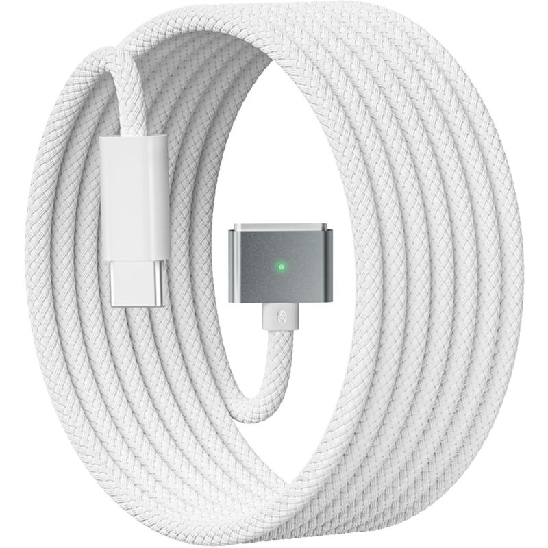 Toivize Type C Vers Pour Magsafe 3 Cble De Charge 140w Pd Charge Rapide Compatible Pour Macbook 2m