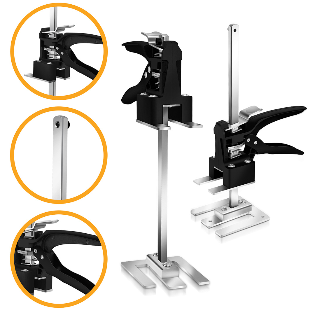 Tolletour Handwerkzeugheber Arm Plattenheber Arbeitssparender Brett Heber Schrankheber Höhenverstellung Hebevorrichtung Bis 240kg 2x