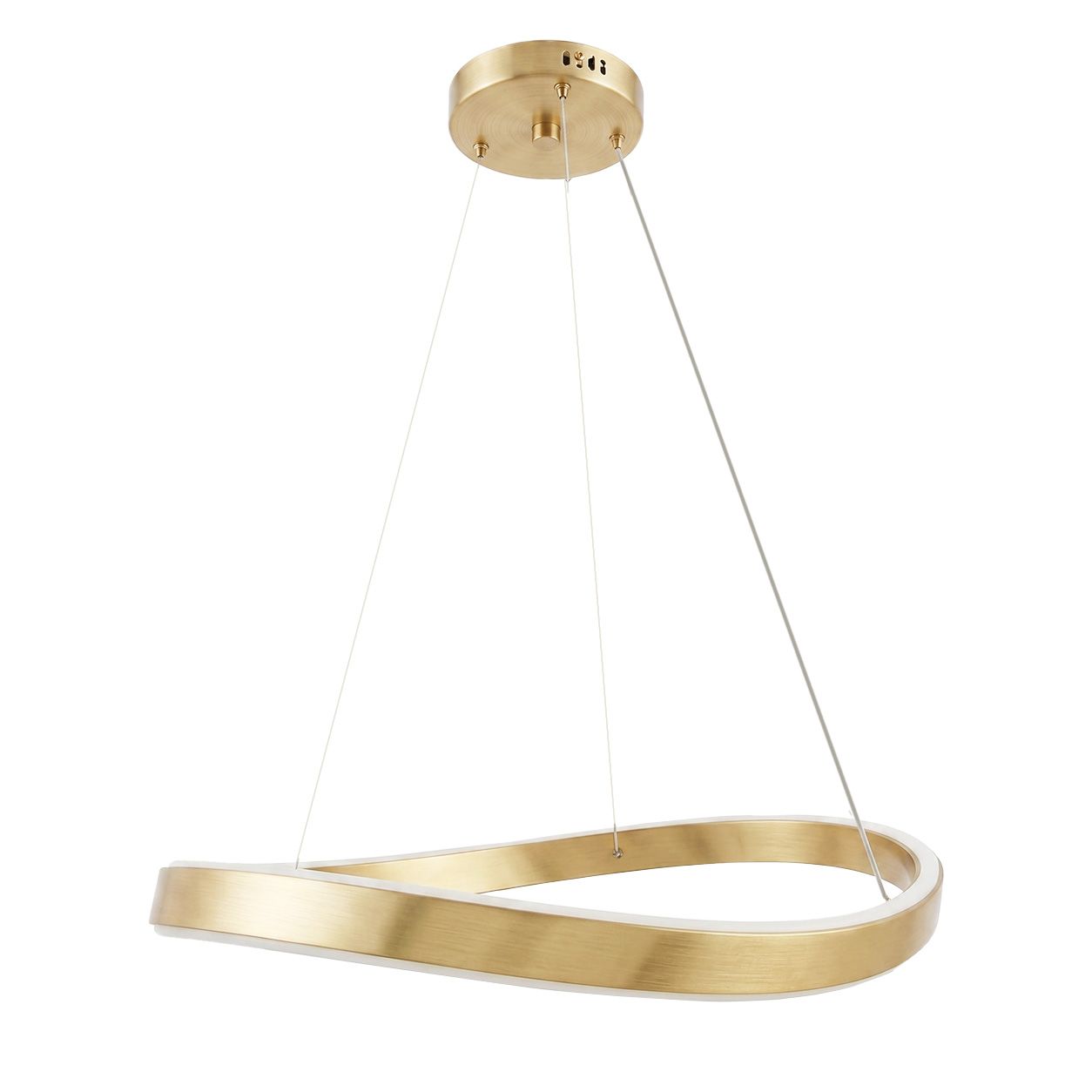 Hängelampe Toolight Swe067-cp Brush Gold 60cm