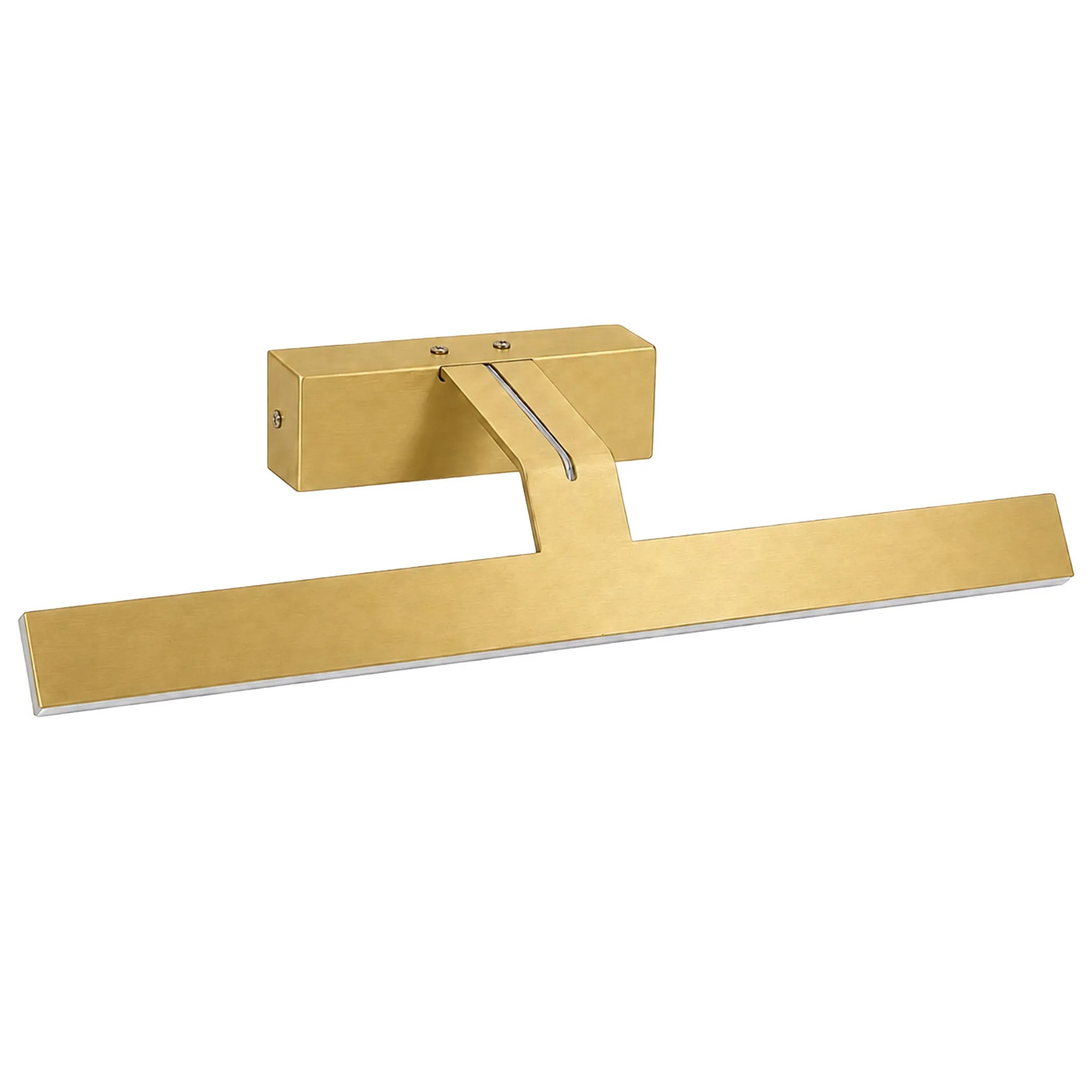 Wandlampe Toolight Swe007-1w 43cm Brush Gold Led