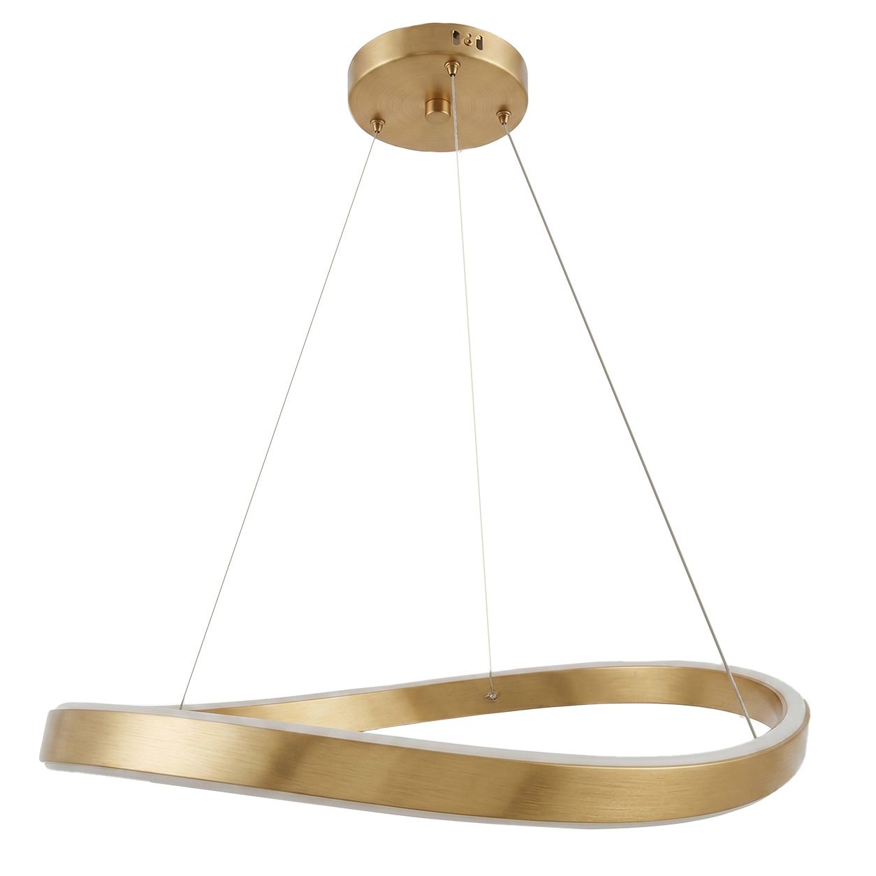 Hängelampe Toolight Swe069-cp Brush Gold 80cm