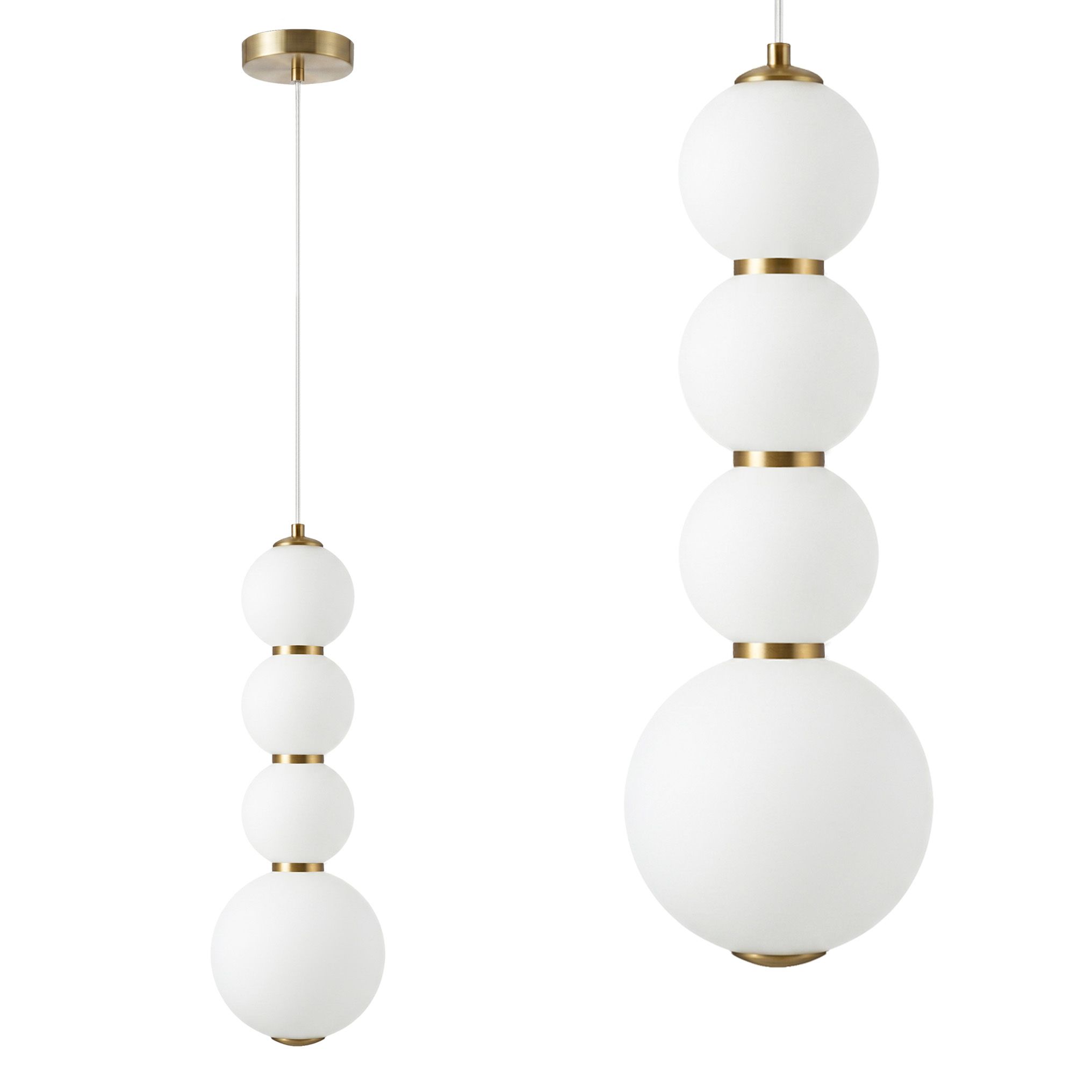 Hängelampe Toolight Lhj114-4cp Brush Gold Led