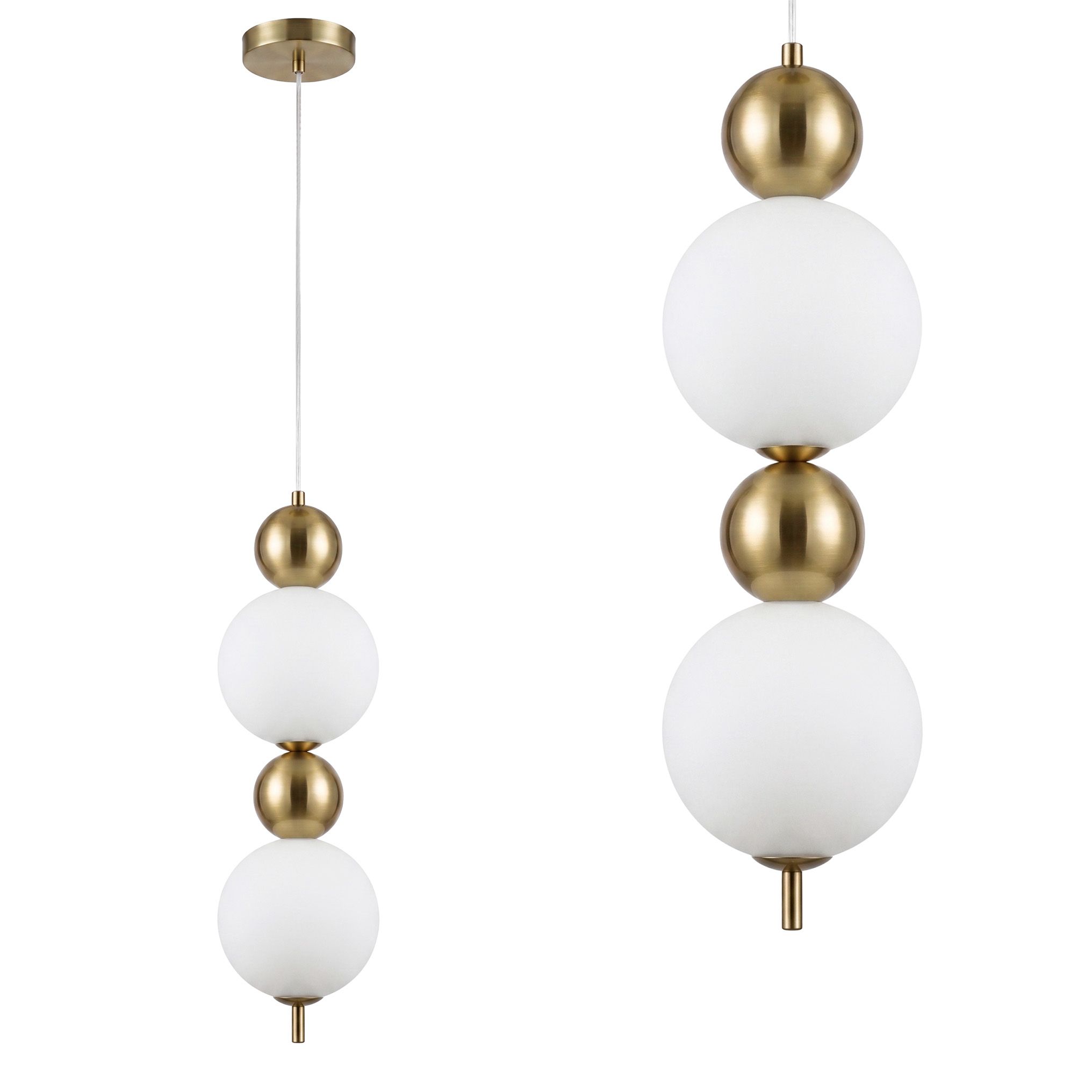 Hängelampe Toolight Lhj116-2cp Brush Gold Led