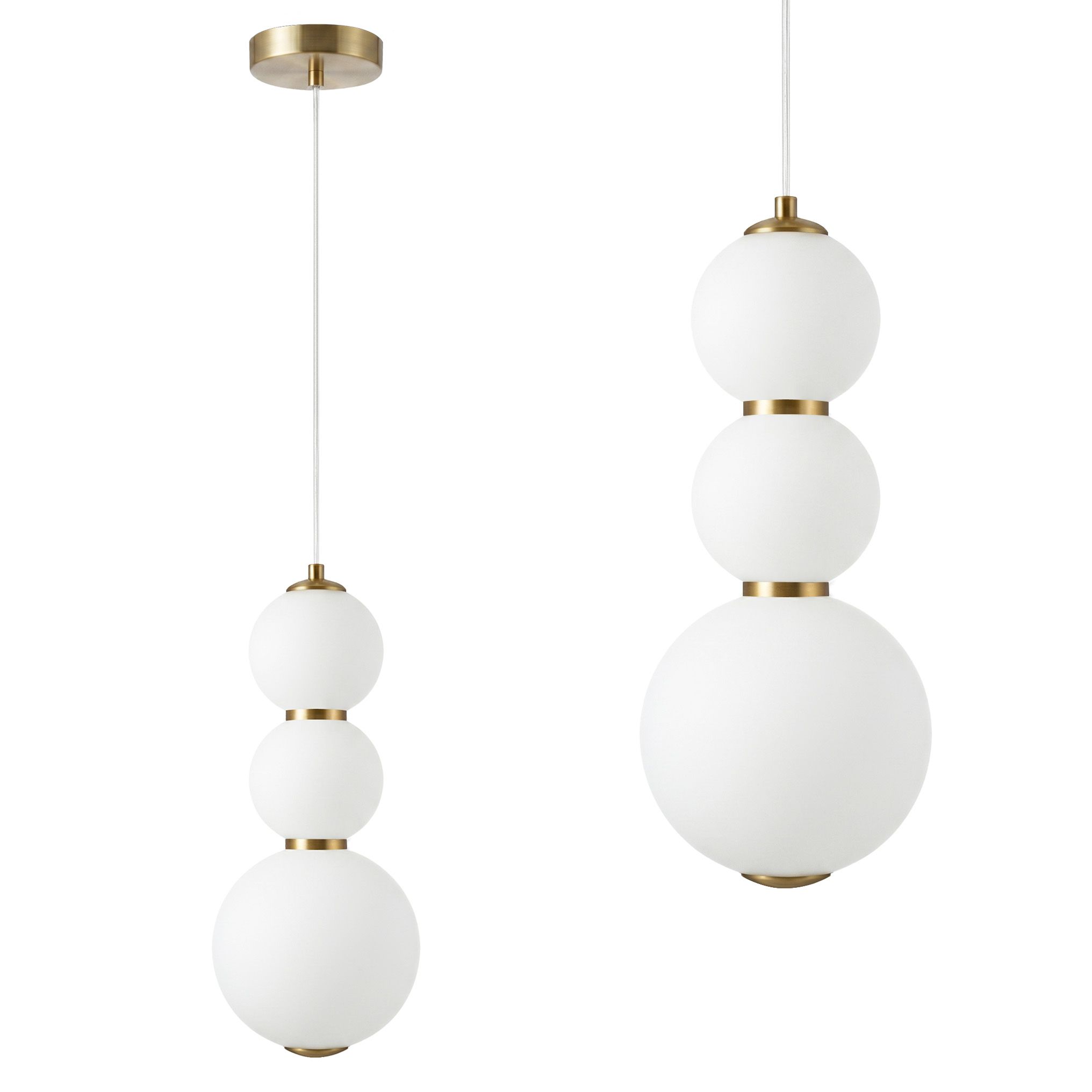 Hängelampe Toolight Lhj113-3cp Brush Gold Led