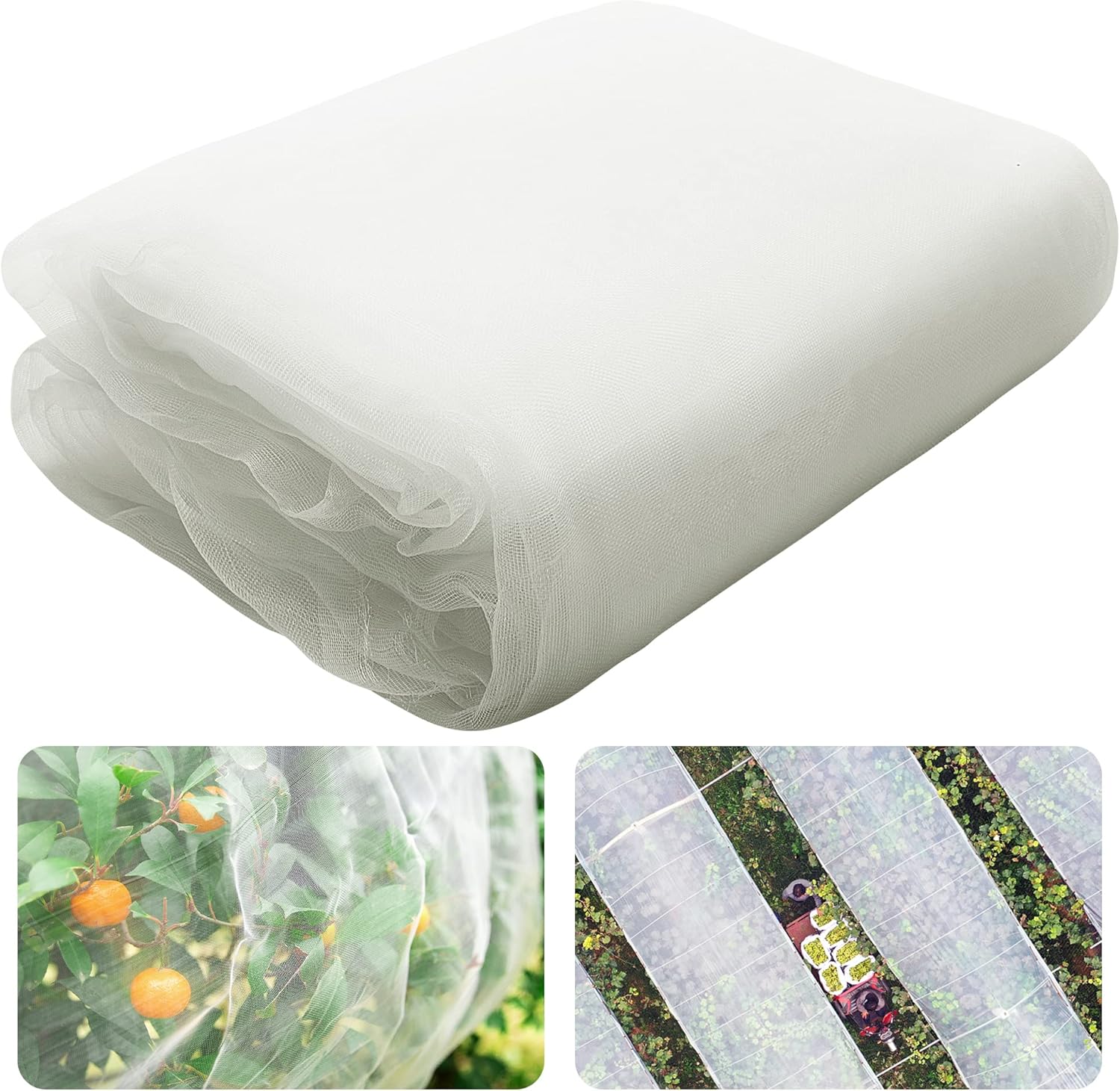 Vogel- Und Insektenschutznetz – 2,5 X 6 M. Gartennetz Zum Abdecken Von Pflanzen Und Zum Schutz Von Blumen Und Früchten Vor Insekten Und Vögeln.