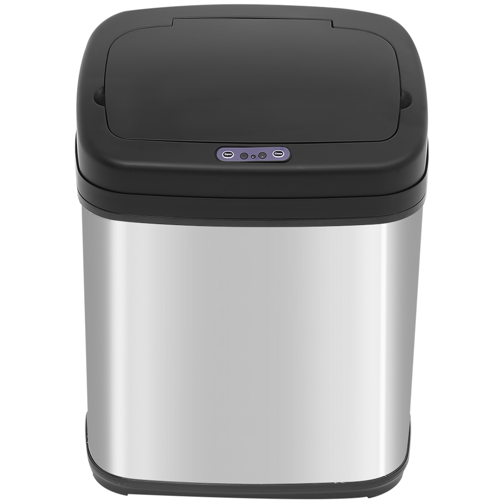 20-liter-küchenabfalleimer Mit Infrarotsensor, Automatischer Öffnung Und Herausnehmbarem Innenbehälter, 33 X 25 X 42,5 Cm, Silber Und Schwarz