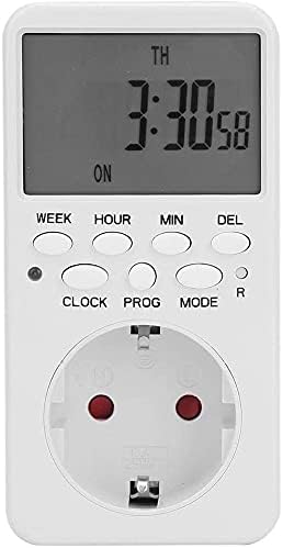Programmierbare Digitale Zeitschaltuhr Mit 7-tage-automatikzyklus, 1 Minute 99 Stunden 99 Minuten