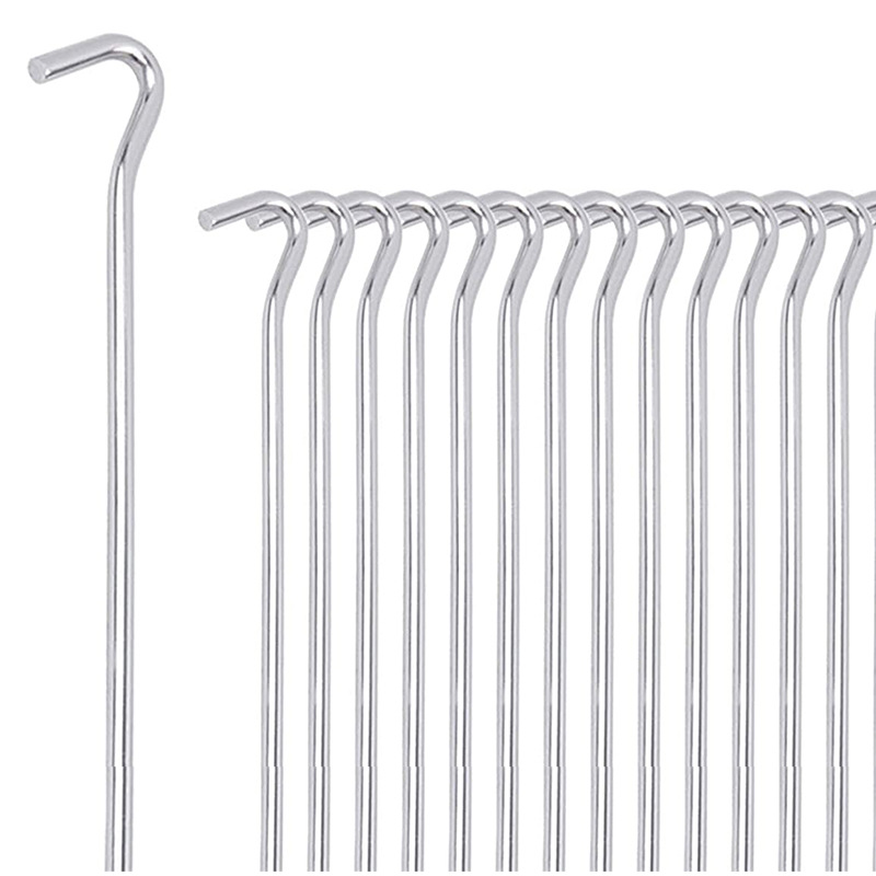 Heringe, 10er-set, Verzinkter Stahl, 31 Cm, Silber