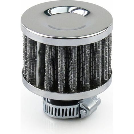 2 Stück Universal-auto-luftfilter 12 Mm Kaltluftansaugfilter, Silber