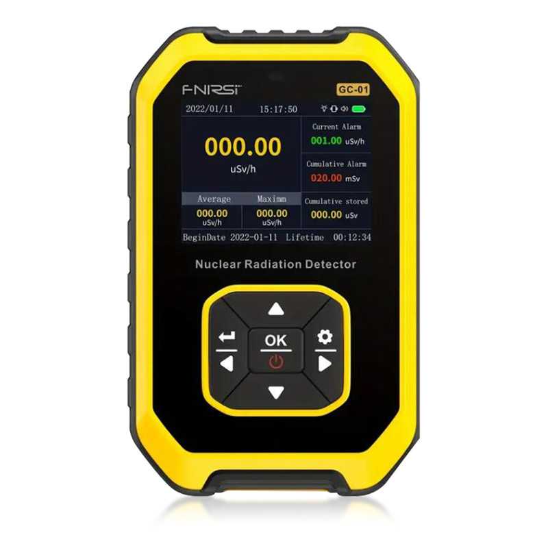 Geigerzähler, Detektor Für Nukleare Strahlung – Strahlungsdosimeter Mit Lcd-bildschirm, Tragbar, Wiederaufladbar, Beta-gamma-strahlungsmonitor, 5 Umschaltbare Dosierungseinheiten.