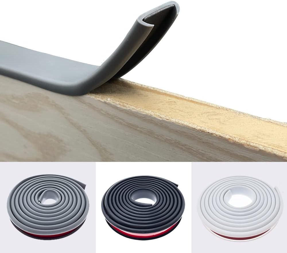M U-förmiges, Selbstklebendes Melamin-kantenband, Grau, 18 Mm, Keine Hitze Erforderlich, Für Arbeitsplatten, Eichenoptik Und Weiche Tpe-kantenbänder Für Holzfurniere Von Möbeln.