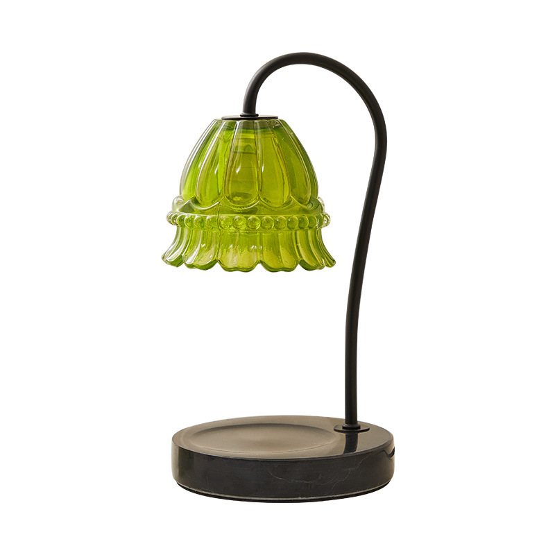 Elektrischer Kerzenwärmer, Dekorative Lampe, Kerzenschmelzlampe, Wachswärmer Für Duftkerzen, Grün