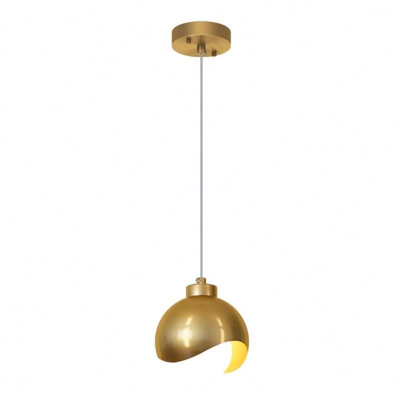 Tischleuchte, Led-pendelleuchte Für Den Innenbereich, Glaslampenschirm, Kettenleuchter, Luxuriöses Gold – Mit Dreifarbiger Lichtquelle