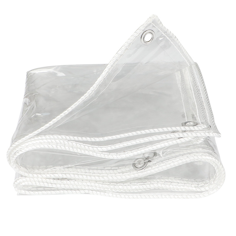 Schutzplane, 350 G/m² Verstärkte Transparente Plane, 2 X 3 M