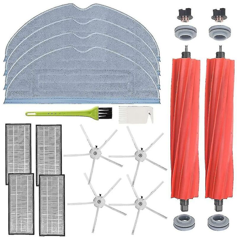 Zubehör Für Den Xiaomi Roborock S7/s7 Plus/s7 Maxv/s7 Maxv Ultra/s7 Pro Ultra/t7s/t7s Plus/g10 Saugroboter, Einschließlich Hauptbürste, Reinigungstücher, Hepa-filter Und Seitenbürste.