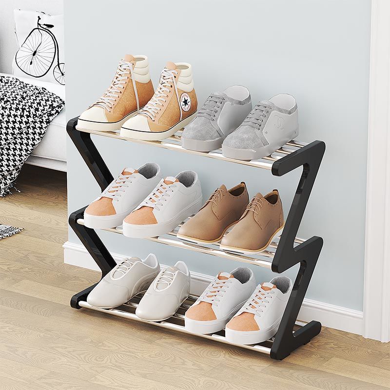 Kleines 3-stöckiges Schuhregal – Kompakte Schuhaufbewahrung – Stabiler Und Schmaler Schuhorganizer – Aufbewahrungsmöglichkeit Für Eingangsbereich, Kleiderschrank, Flur – Schnellmontage – 45 X 19 X 35