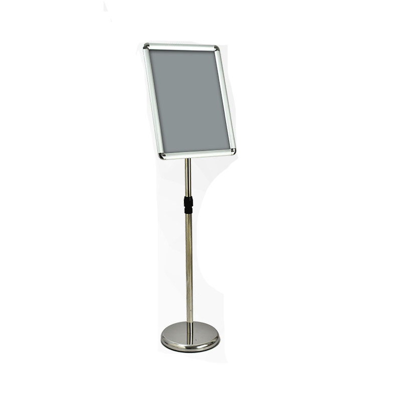 Vertikales A3-edelstahlschild, Vertikale A3-hotelanzeigetafel, Hinweisschild, Wegweiser, Freistehender Displayständer