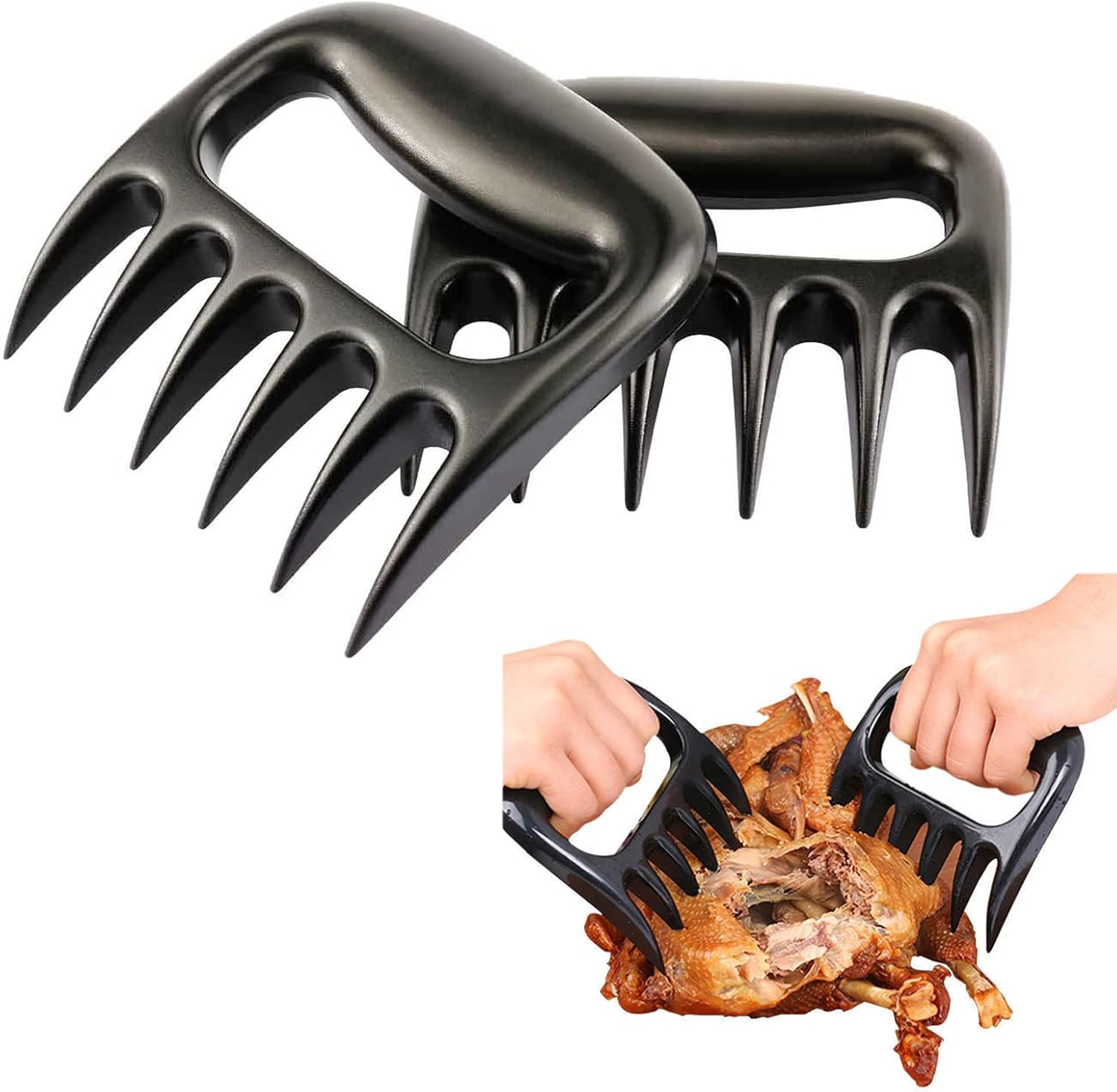 Fleischkrallen, Grillkrallen, Zerkleinerungs- Und Mischkrallen Zum Zerkleinern Von Schweine-, Hühner- Und Rindfleisch, 2er-pack
