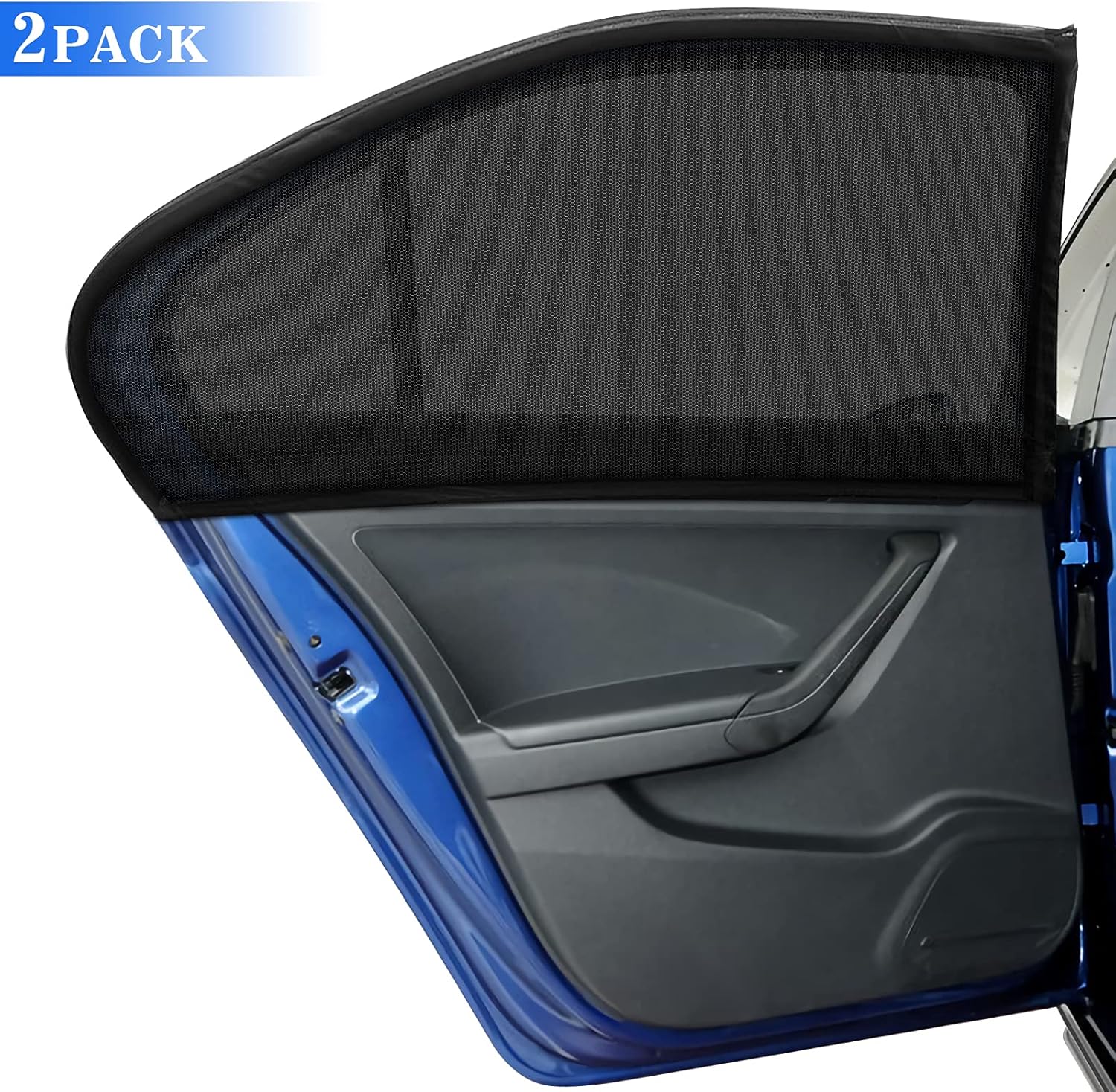 2-teiliger Sonnenschutz Für Babyautos, Moskitonetz Für Die Seitenscheibe, Schutz Für Kind Und Haustier, Kompatibel Mit 98% Aller Autos.