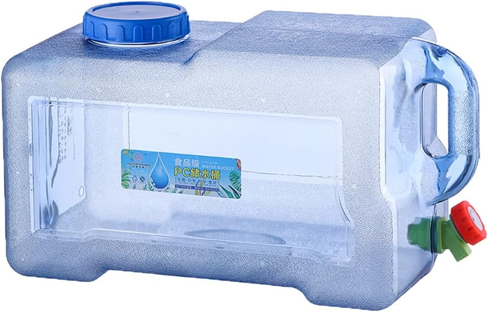22-liter-wassertank Für Wohnmobile, Tragbarer Kanister Mit Griff, Lebensmittelechter Kanister Mit Zapfhahn, Perfekt Für Reisen, Camping, Grillen Und Angeln.