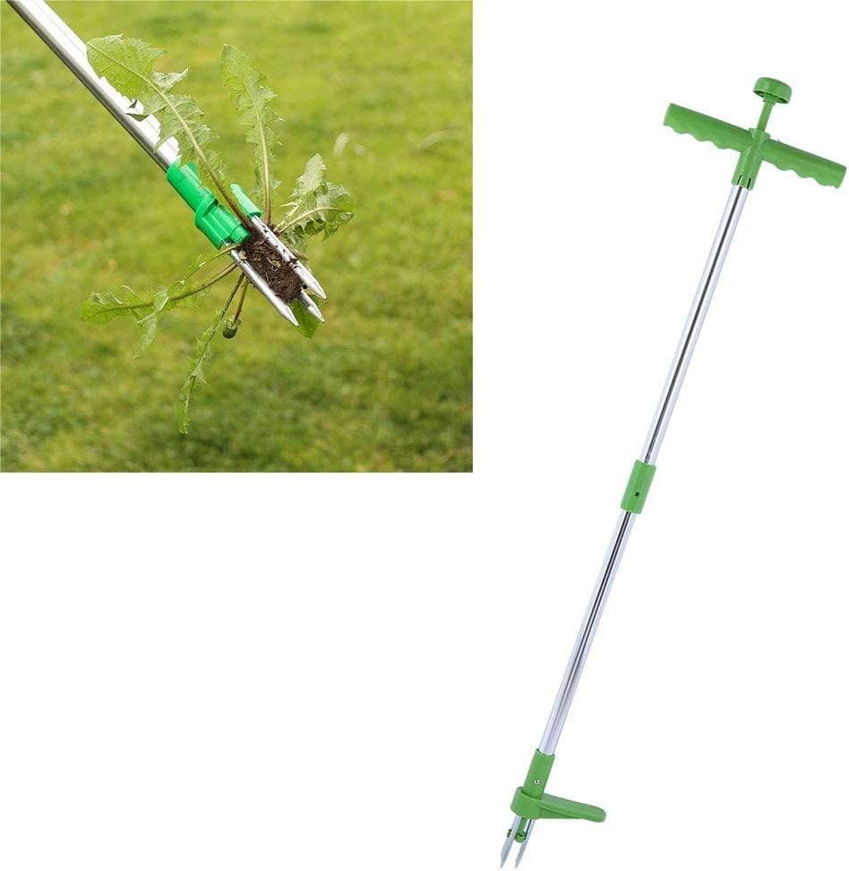 Freistehender Unkrautstecher, Tragbarer Unkrautentferner Mit 3 Langen Griffkrallen, Wurzelentferner Für Rasen Und Garten, Handwerkzeug Zur Unkrautbekämpfung, Gartenzubehör