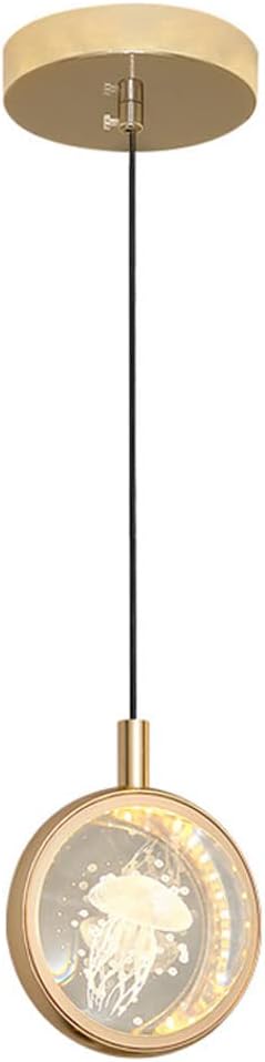 Minimalistische Runde Pendelleuchte, Dreifarbiger Kronleuchter Mit Goldenem Lampenkopf, Moderne Hängelampe, Inneneinrichtung, Geeignet Für Kinder- Und Wohnzimmer – 12 Cm