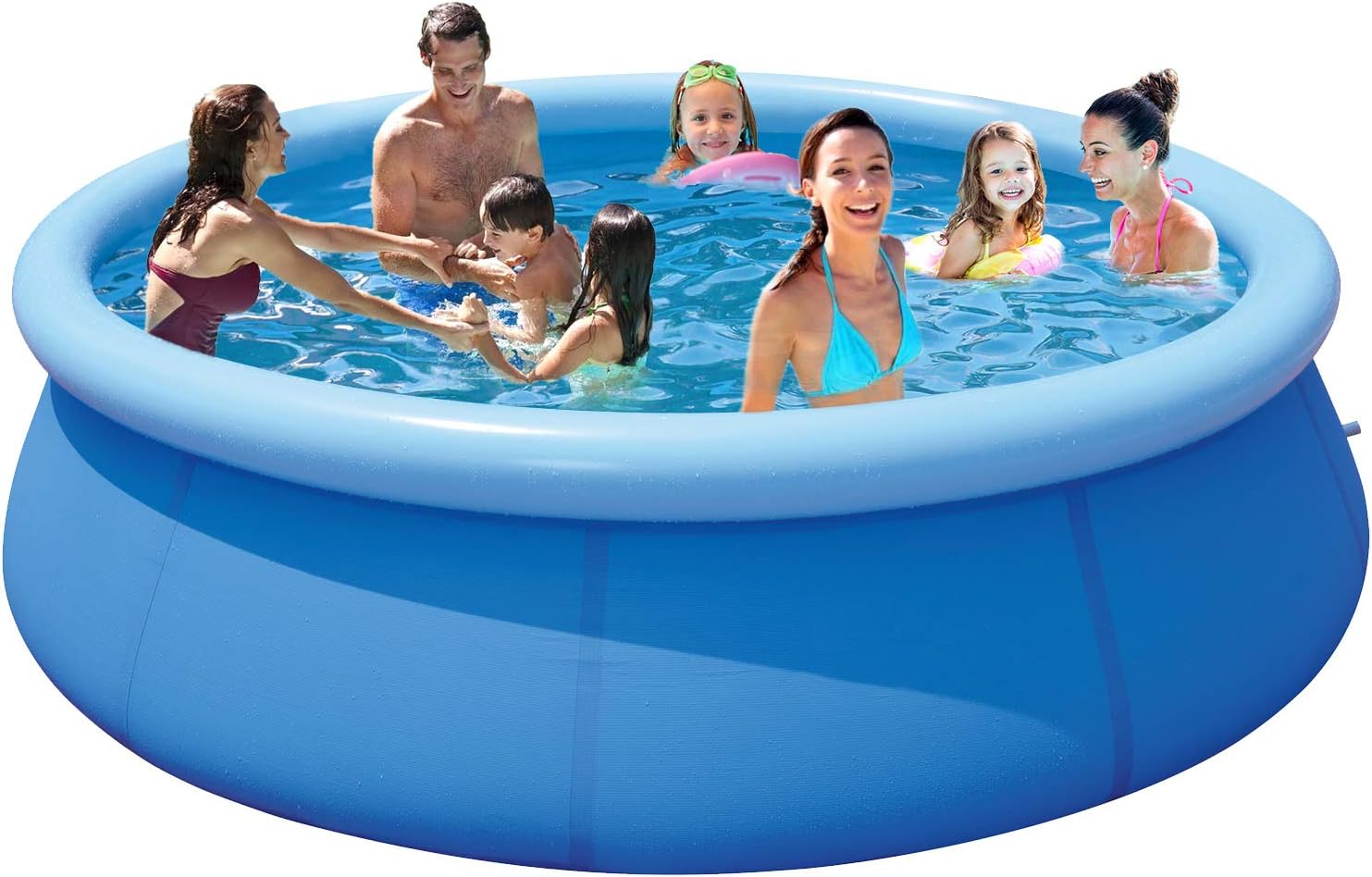 Aufblasbares Schwimmbecken, Rundes, Freistehendes Aufblasbares Becken Ø 300 Cm – Aufstellbecken, Freistehendes Becken, Kinderbecken