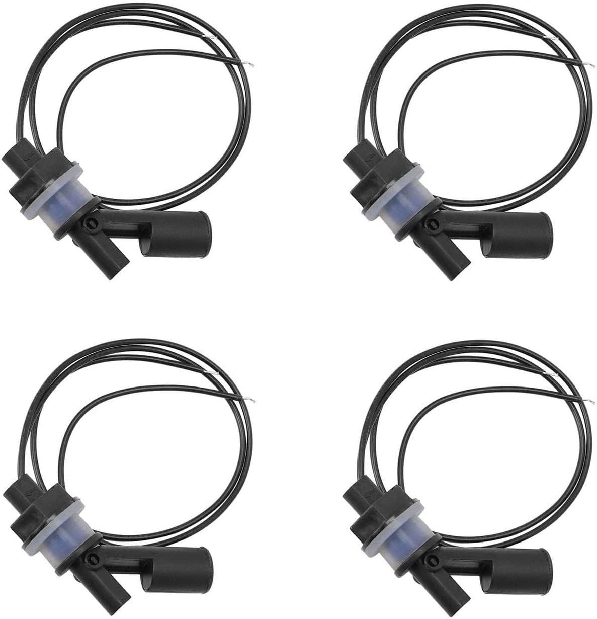 4 Wasserstandssensoren, 220 V 10 W, Flüssigkeitsstandsensor, Wasserstandsschalter, Schwimmerschalter Aus Kunststoff, Horizontaler Schwimmerschalter Für Aquarien Und Schwimmbäder.