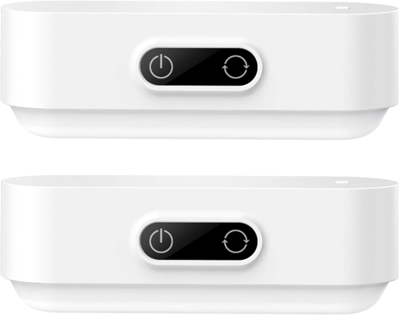 Set Aus 2 Berührungsempfindlichen 3-w-lampen Mit 5 Einstellbaren Und Dimmbaren Farben. Integrierter 2000-mah-akku. Selbstklebendes Nachtlicht Zum Lesen, Für Kleiderschränke, Schminkspiegel Oder Nachtt