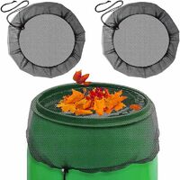 Regenwassertanknetz, 2-teiliger Verstellbarer Regenwasserfass-schutz, Regenwasserfass-netzabdeckungen Mit Verstellbarem Kordelzug, Geeignet Für Den Außenbereich.